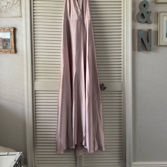 Pink Satin Shorts Dress - Picture 2 of 7